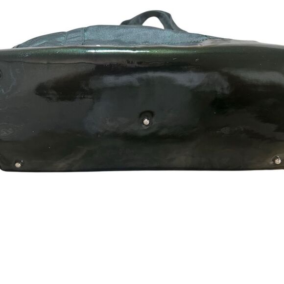 GUCCI Green Canvas Tote Bag  - Picture 9 of 14